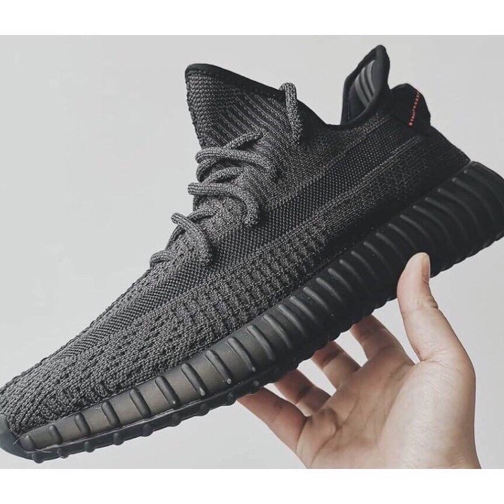 菁炭元素】ADIDAS YEEZY 350 V2 TRIPLE BLACK 黑天使BOOST FU9006-28cm