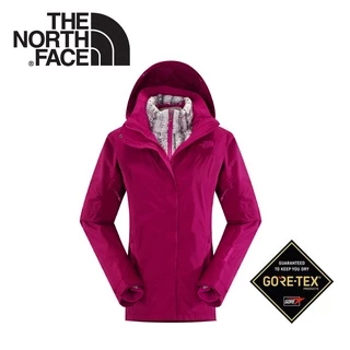 5折過季特賣 (女)【The North Face】Gore-Tex羽絨兩件式外套 防水-茄紫 NF00CUF1UAY