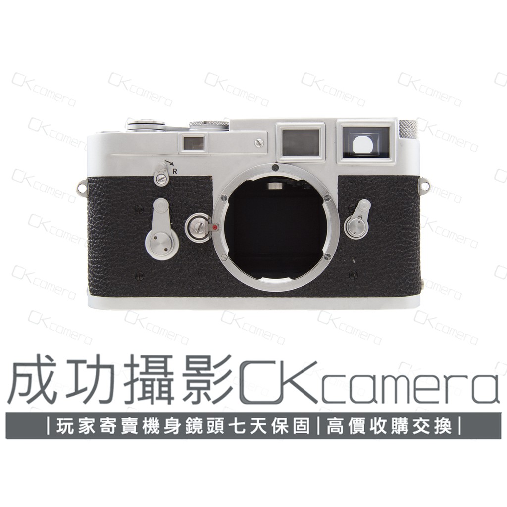 成功攝影 Leica M3 Body 銀 百萬序號單撥版 中古二手 經典旁軸底片相機 徠卡 保固七天 參考 M5 M7