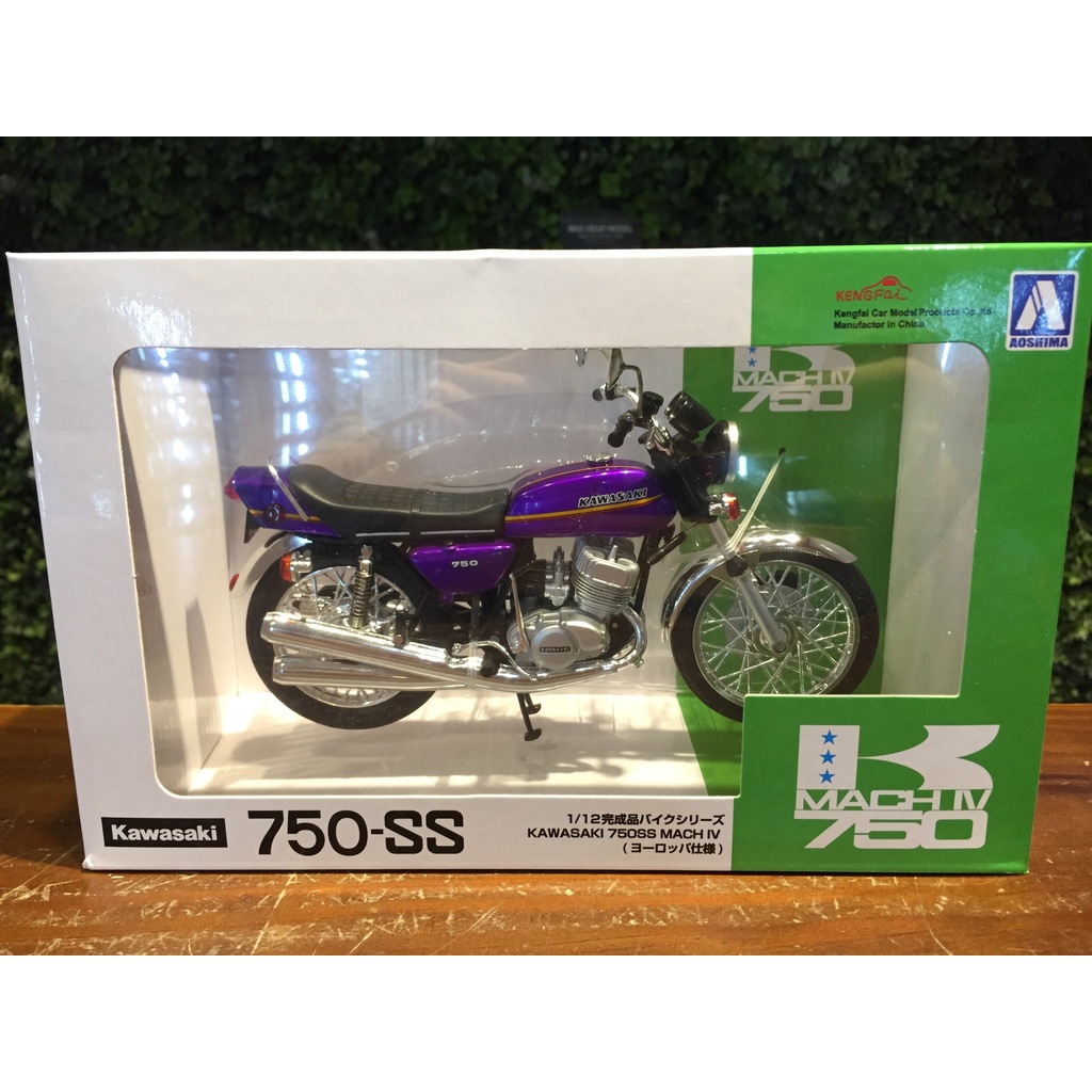 Amazon.com: FloZ for AOSHIMA for Kawasaki 750SS for MACH IV Motorcycle Blue  1/12 Truck Pre-Built Model : Arts, Crafts & Sewing
