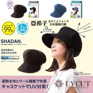 ❤亞希子❤現貨 日本正版 UV CUT 防曬 涼感 防曬帽 棒球帽 鴨舌帽 貝蕾帽 帽 折疊帽 COOL MAX 遮陽帽