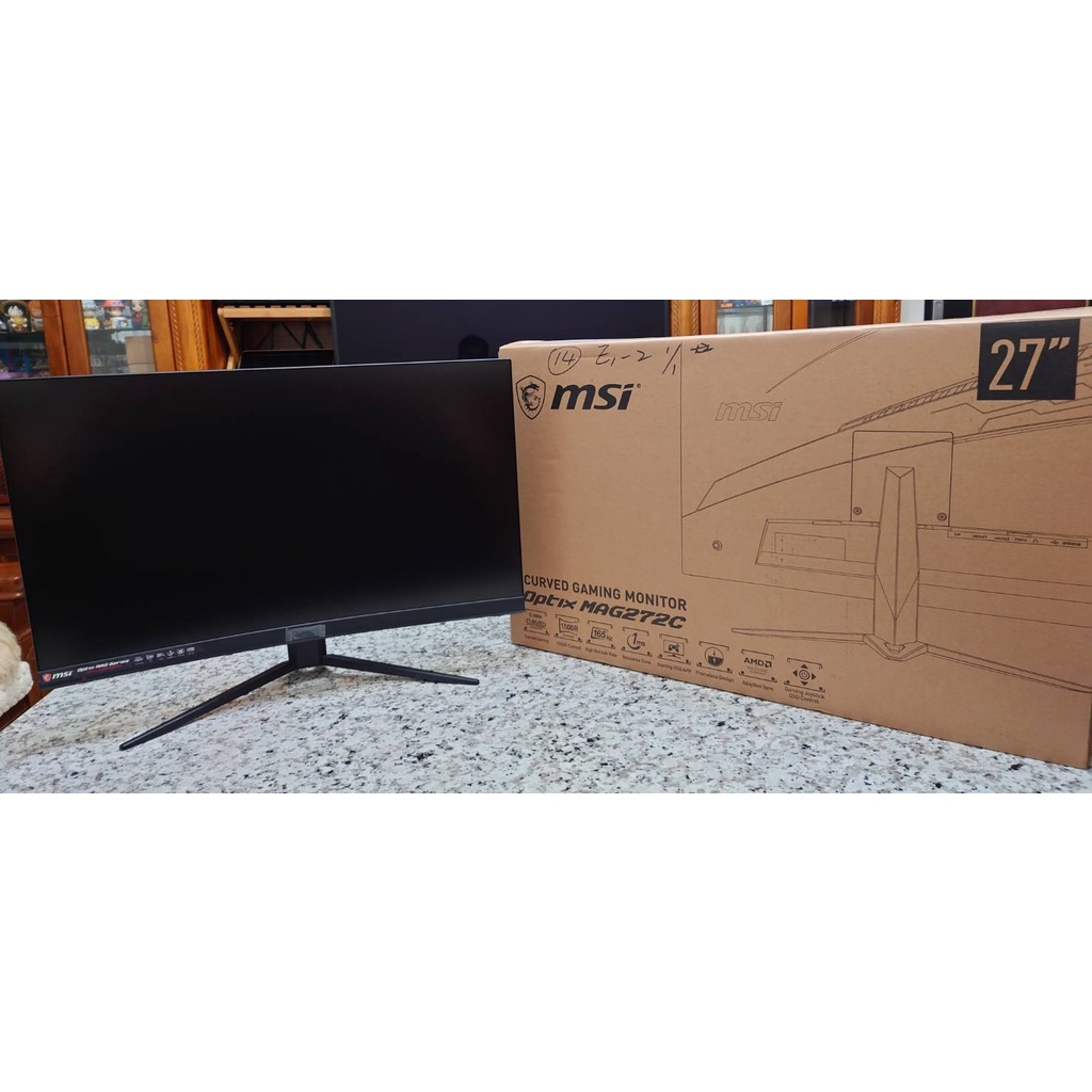 MSI 微星 Optix MAG272C 原廠 公司貨 27吋 曲面 1500R 電競 螢幕 165Hz 電競螢幕 | 蝦皮購物