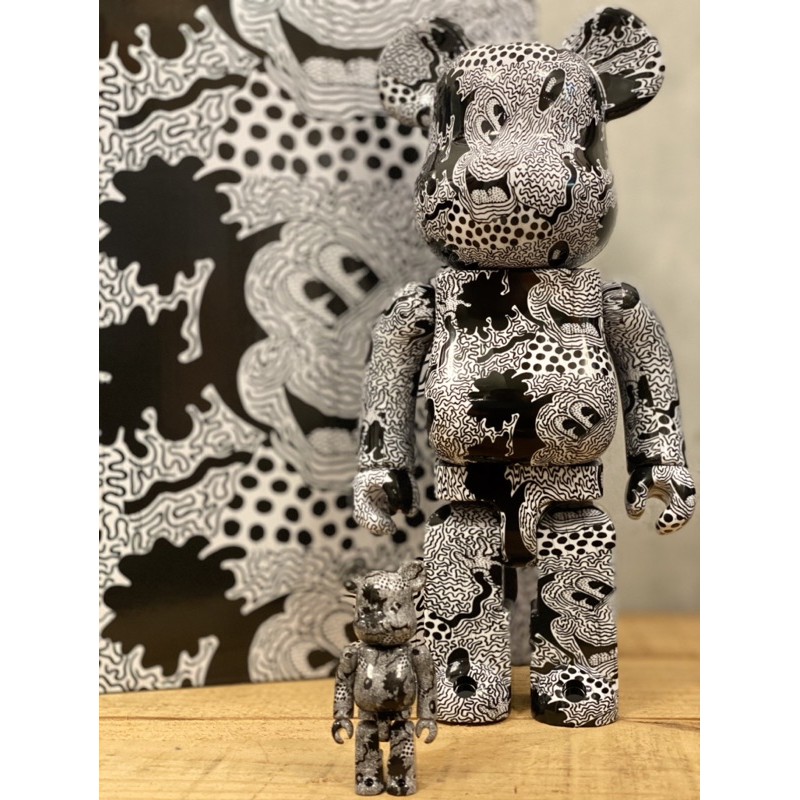 BE@RBRICK Keith Haring Mickey Mouse-