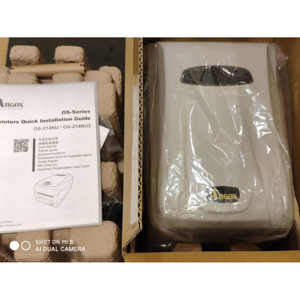 全新 盒裝 立象 Argox OS-214NU 熱轉 熱感條碼列印機/標籤印表機/貼紙機/條碼機/財產標示/POS | 蝦皮購物
