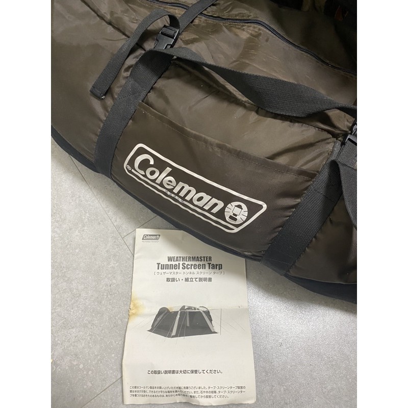 Coleman二手氣候達人隧道式網屋Coleman Tunnel screen Tarp