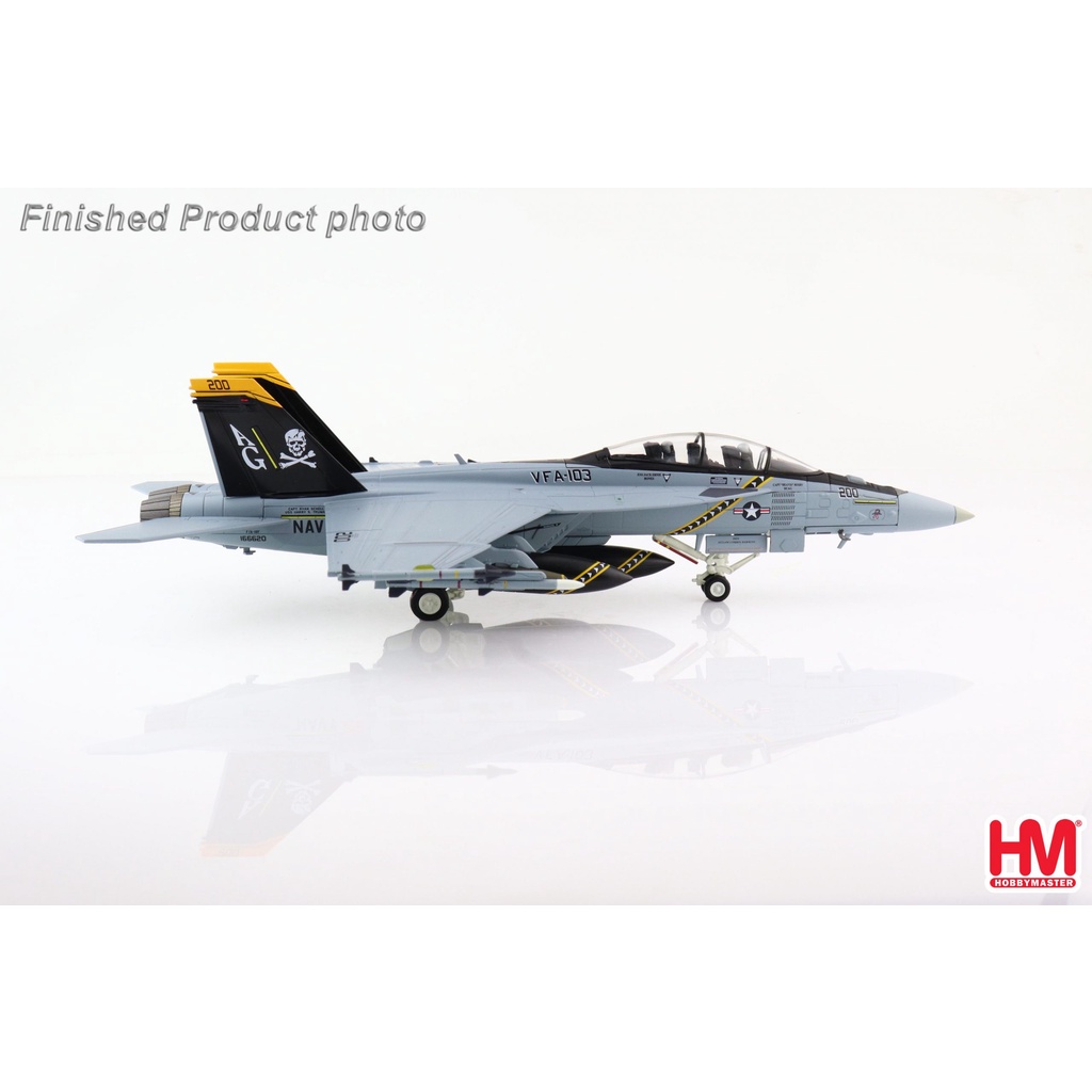 HM 1/72 HA5120 F/A-18F 美國海軍VFA-103 Jolly Rogers 海盜旗骷髏頭 F-18