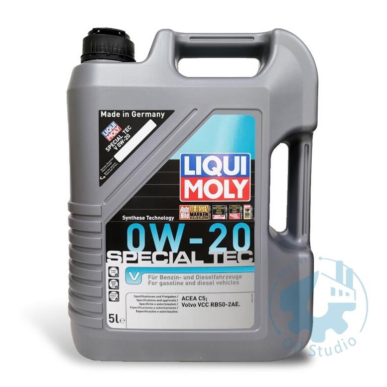 《油工坊》LIQUI MOLY TEC V 0W20 長效合成 機油 Volvo 5L C5 SN 20632 | 蝦皮購物