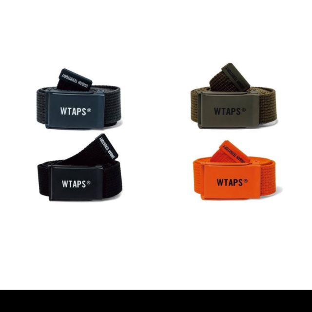 全新19AW WTAPS GIB / BELT. ACRYLIC 帆布腰帶橘色| 蝦皮購物