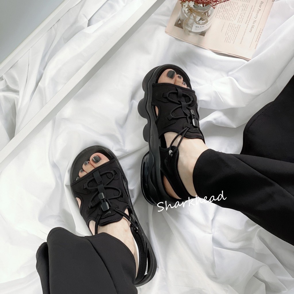 Sharkhead】 現貨Nike Air Max Koko Sandal 涼鞋厚底白黑CI8798-003