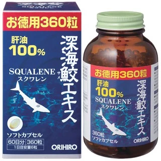 [JP在線] - 日本 ORIHIRO 立喜樂深海鮫魚肝油 180粒/30天份  360粒/60天份