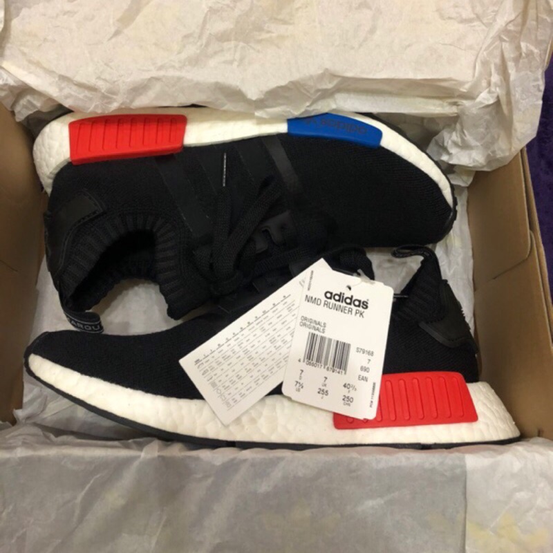 adidas gazelle silver green womens ADIDAS NMD R1 OG Black Blue Red (S79168) – Prime main image 1