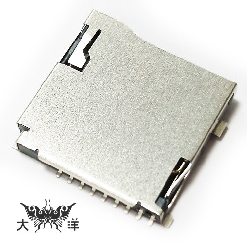 Micro SD Card 卡槽 (10PCS/包) SD卡槽 0470A 大洋國際電子 | 蝦皮購物