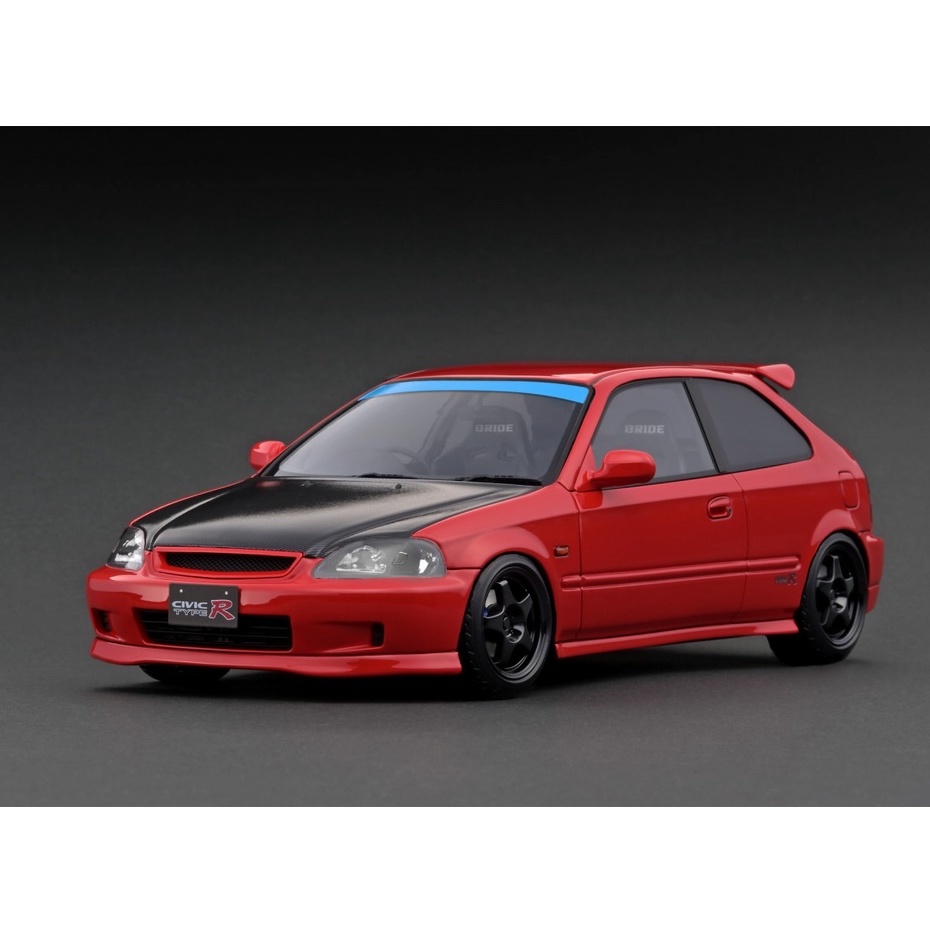 模例】ig 1/18 Honda CIVIC (EK9) Type R 紅色IG2677 | 蝦皮購物