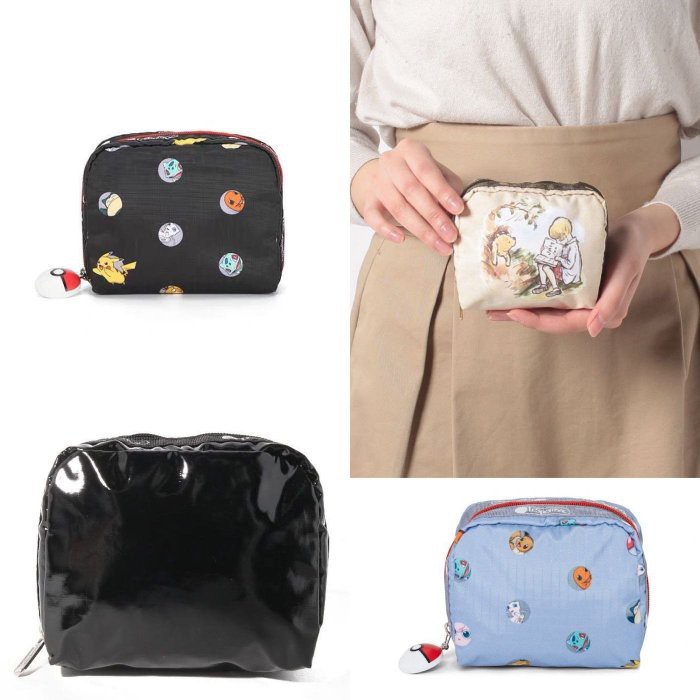 Lesportsac square cosmetic bag hot sale