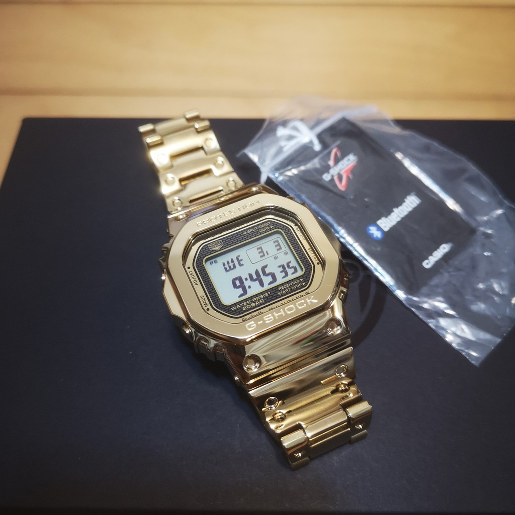 CASIO G-SHOCK 35周年紀念錶GMW-B5000TFG 金色| 蝦皮購物