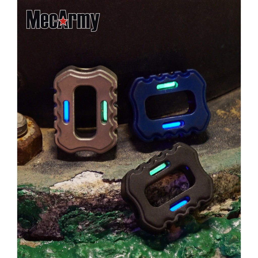 【angel 精品館 】MecArmy KPT1 鈦EDC飾品吊墜 (藍+綠 氚管) / 單款販售 | 蝦皮購物