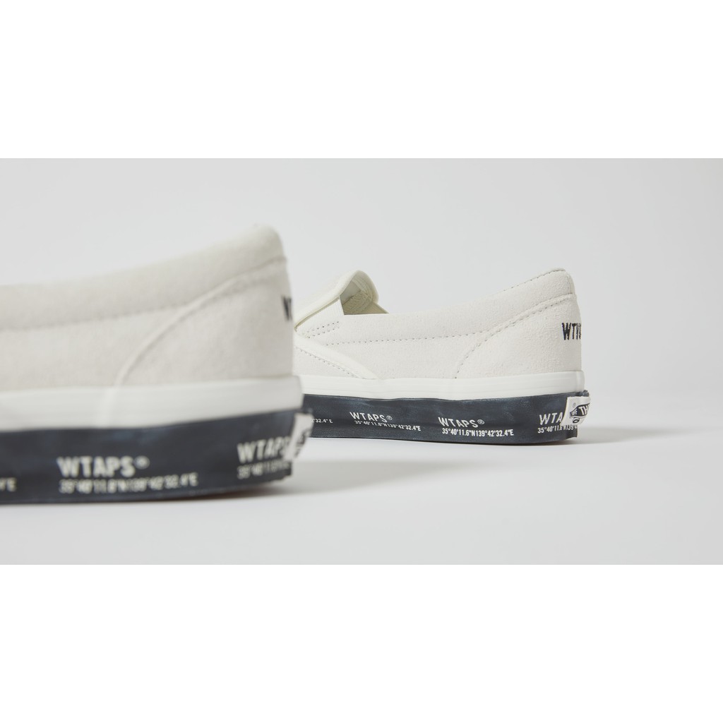 阿飛VANS VAULT X WTAPS CLASSIC SLIP ON LX VN0A45JK20F1 白黑男鞋