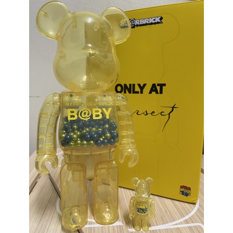 Be@rbrick My First B@BY innersect 2020 透明黃千秋