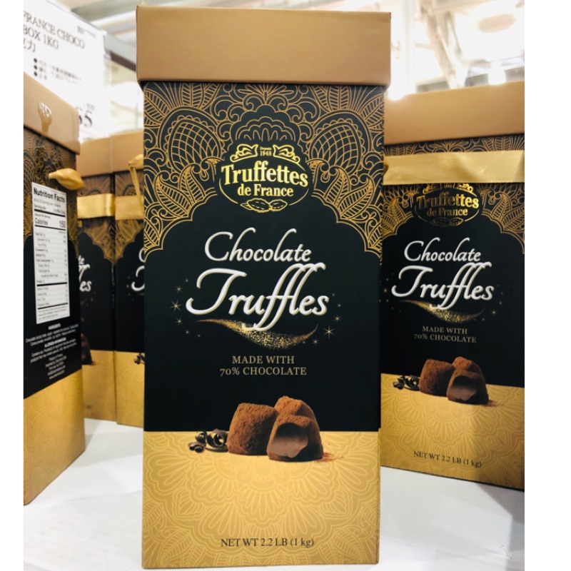 COSTCO 好市多 法國🇫🇷 松露巧克力 禮盒 Truffettes De France 代可可脂 松露巧克力 蝦皮購物