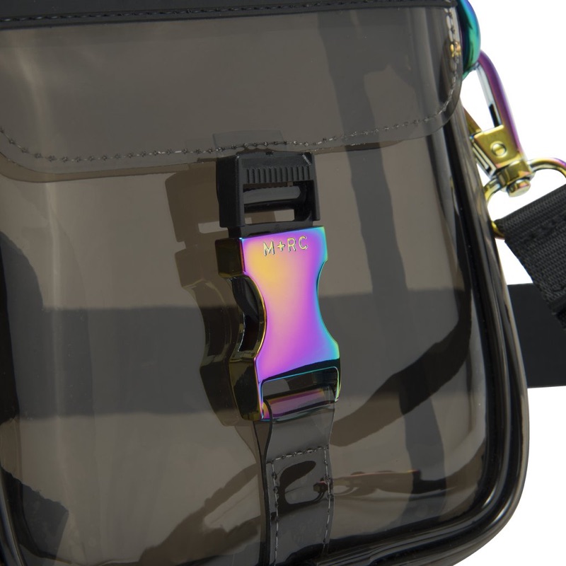 M+RC Noir ghost rainbow black Pvc bag 彩虹透明肩包小包| 蝦皮購物