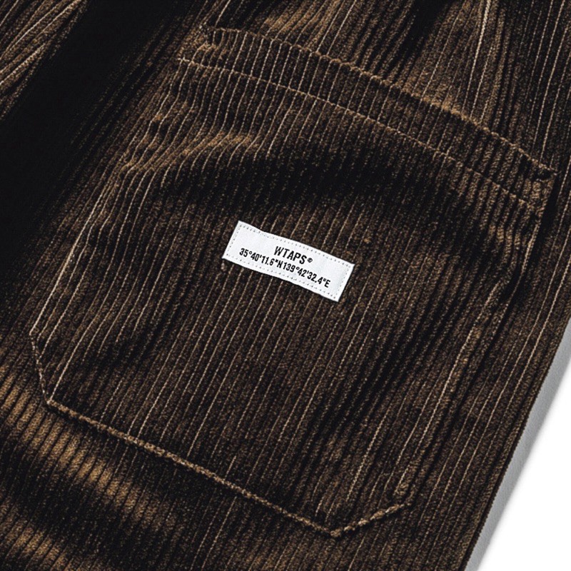 WTAPS 20AW CHEF / TROUSERS / COTTON. CORDUROY 燈芯絨休閒褲| 蝦皮購物