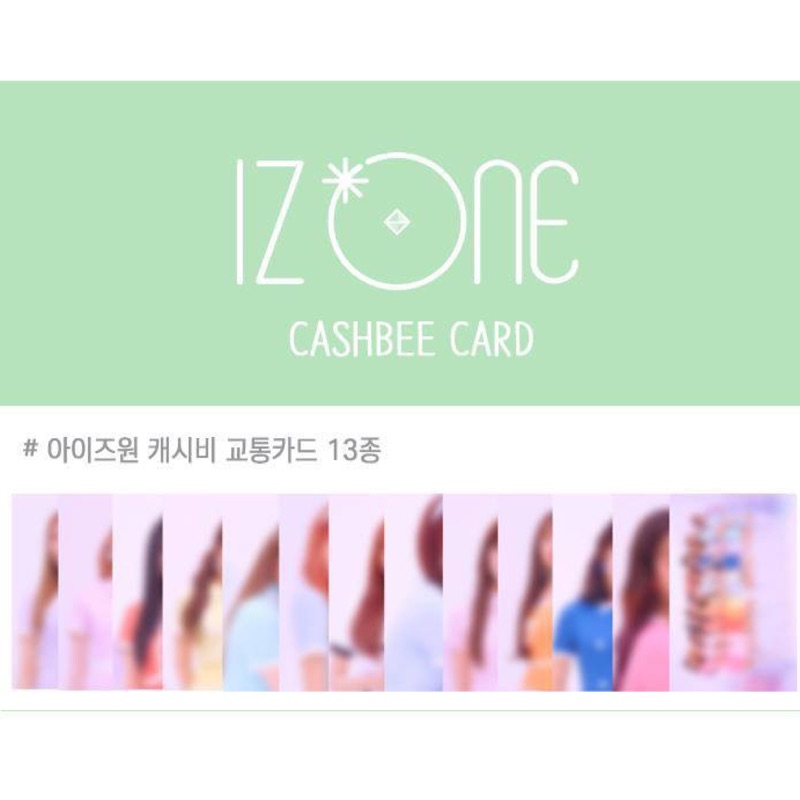 預購Izone 官方交通卡 Tmoney card Cashbee Card 韓國交通卡 izone交通卡 | 蝦皮購物