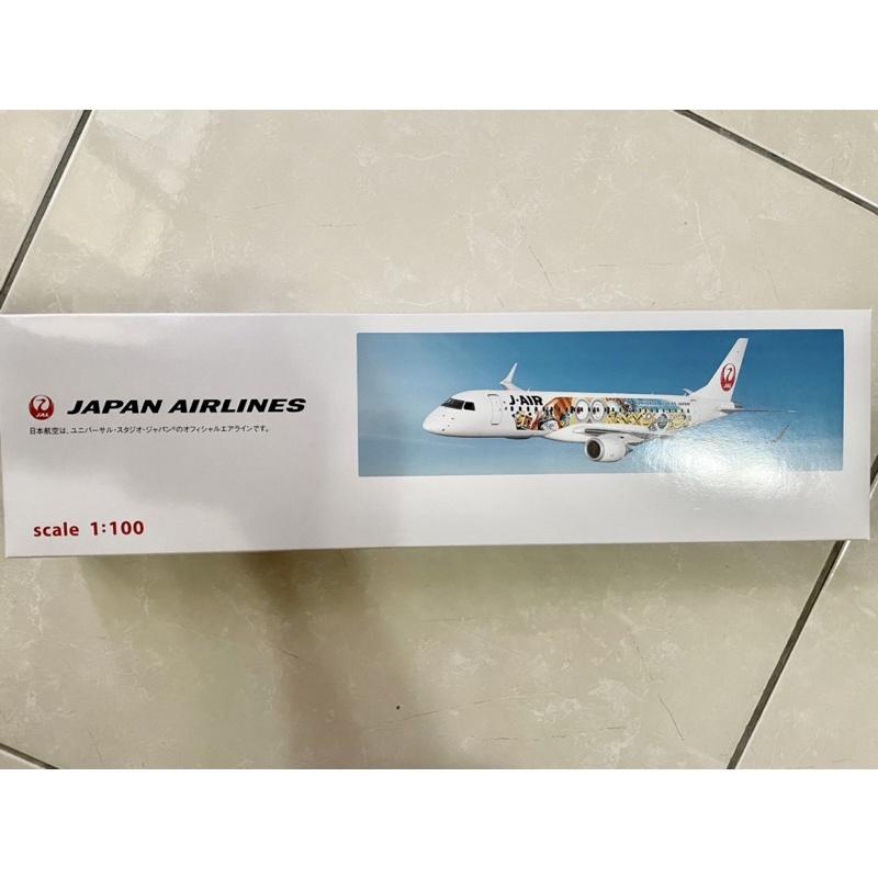 ミニオンジェット J-AIR 1/100 日本航空 モデルプレーン USJ