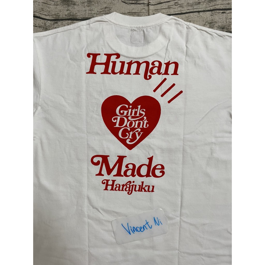 全新現貨Human Made T-SHIRT HARAJUKU GDC Girls Don't Cry XL | 蝦皮購物