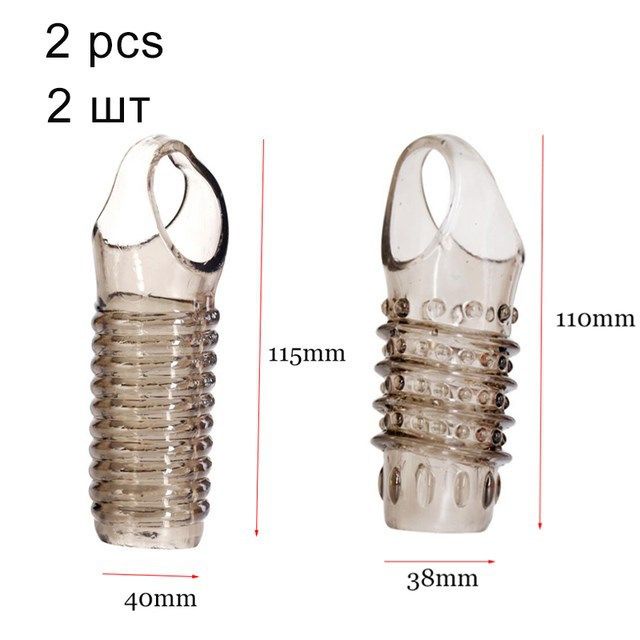 Penis Extender Sleeve Condoms Reusable Cock Ring Sextoys Sex 蝦皮購物