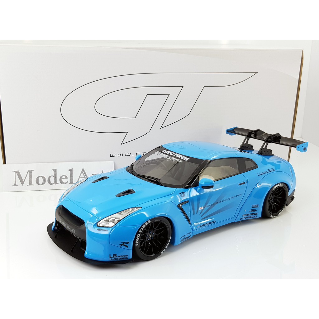 1:18 GT Spirit Nissan GT-R R35 LB Performance藍德國限定版504台