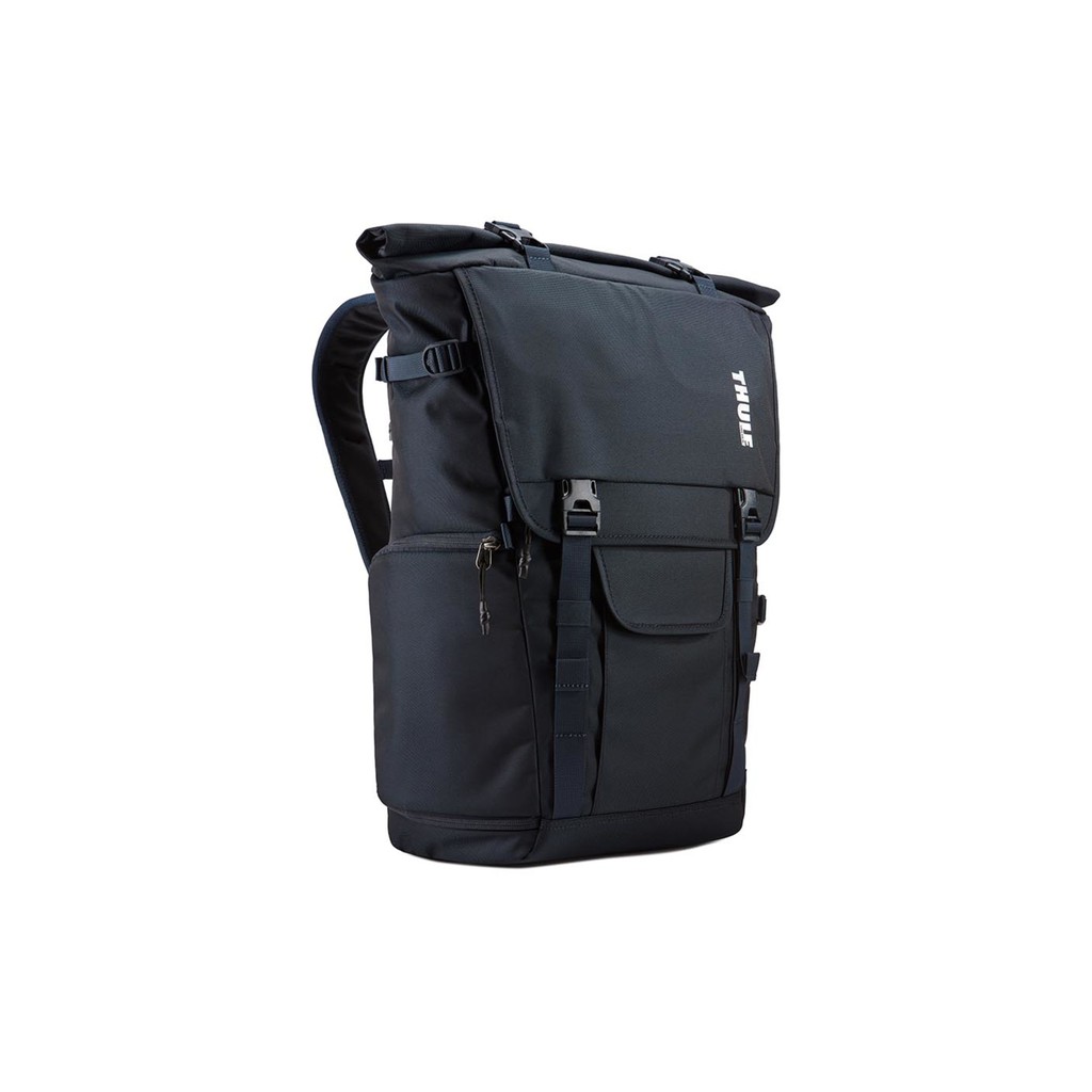 【附保卡及發票】Thule Covert DSLR Rolltop Backpack 黑/ 藍| 蝦皮