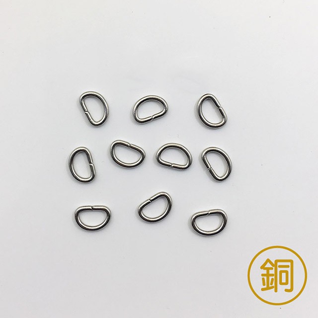 【材庫】台灣製 D形環 D環 10mm (1公分) 銅質 10入裝 | 蝦皮購物
