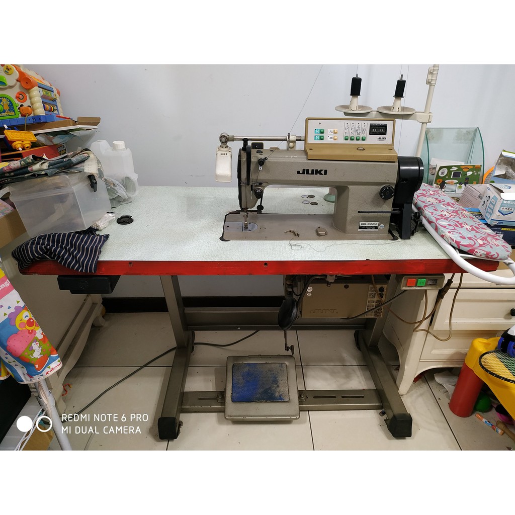 不議價現貨工業用考試用日本製型號JUKI DDL-5550-6 裁縫機一般成衣廠