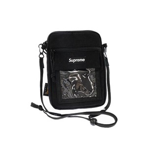 全新正品2019 SS Supreme Utility Pouch Bag 透明置物袋單肩包小包黑色