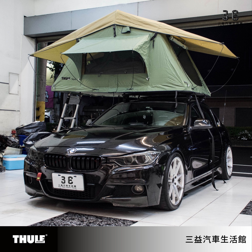 嘉義三益 瑞典THULE都樂 901300 3人 軟殼車頂帳 帳篷 橄欖綠 房車 轎車 SUV 貨卡 皮卡 露營 | 蝦皮購物