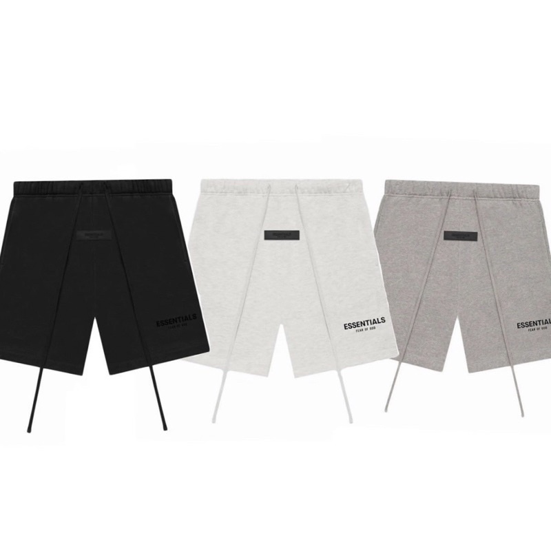 〖LIT-select〗FOG Fear of God Essentials 22SS Core系列 黑色 棉褲 短褲 | 蝦皮購物