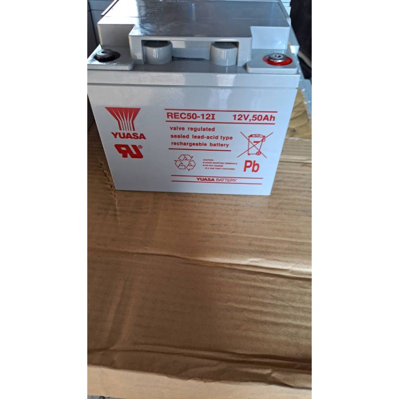 全新品 YUASA 湯淺電池 REC50-12 電動車 釣魚 夜市 深循環鉛酸電池 | 蝦皮購物