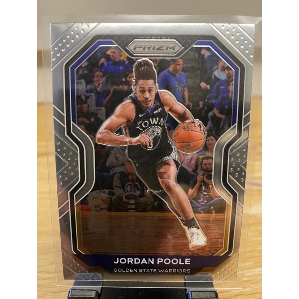 e402019 NBA Hoops Jordan Poole Autographed