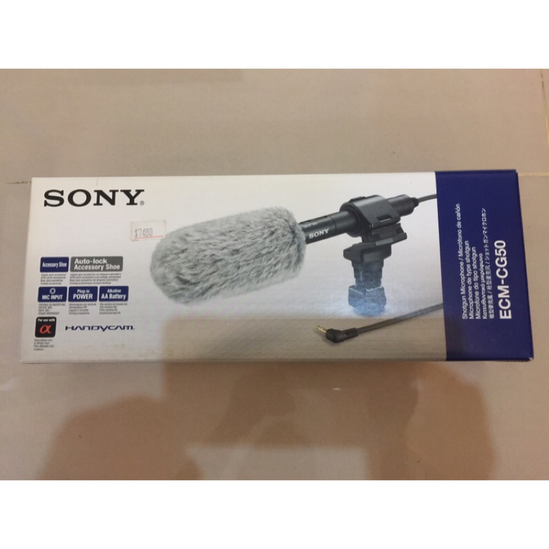 [全新]SONY ECM-CG50高感度指向性麥克風