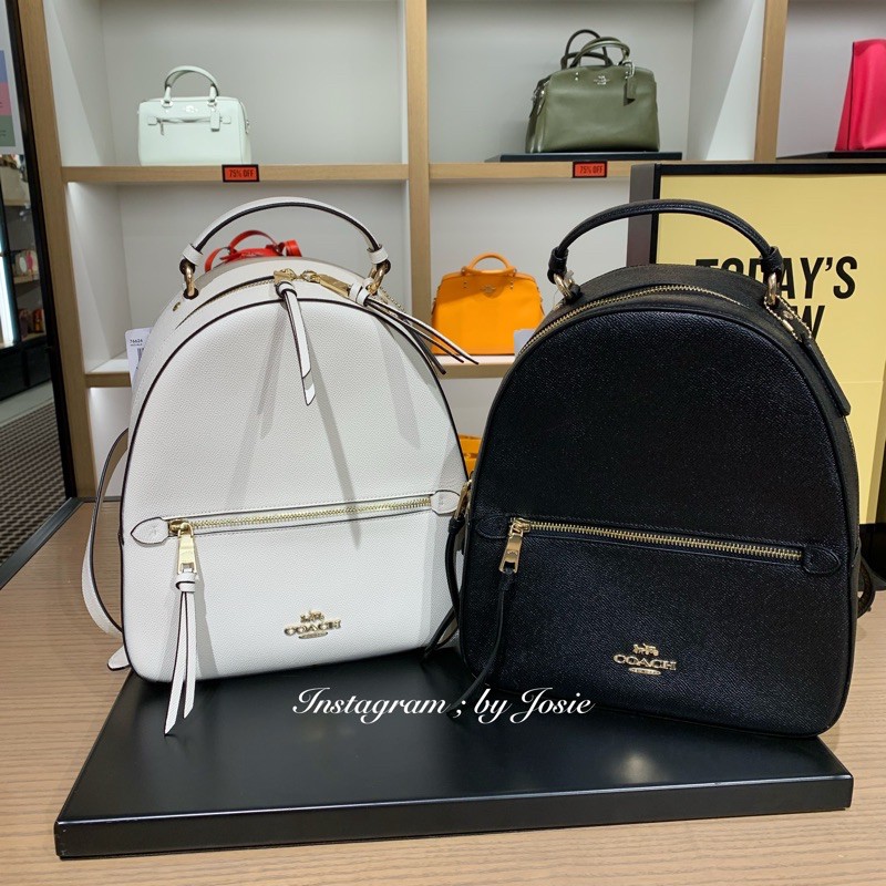 【現貨】美國代購 🇺🇸 Coach 新品 防刮 皮革 拉鍊 雙肩 後背包