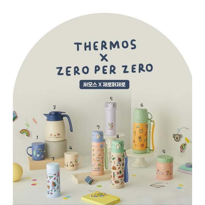 【現貨+預購🇰🇷】 🌟韓國Thermos x zero per zero 膳魔斯保溫瓶系列 蝦皮購物