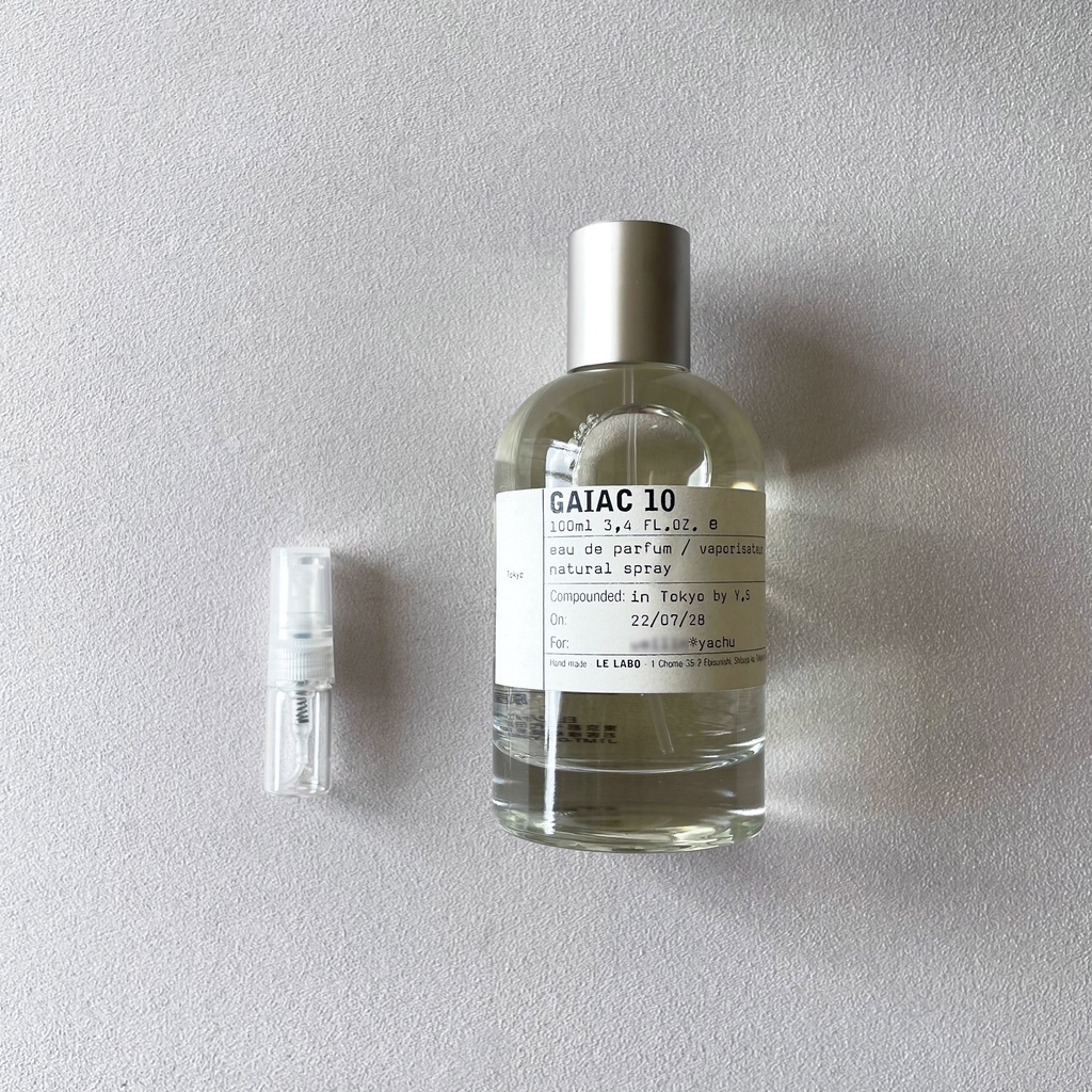 試香✨ LE LABO GAIAC 10 東京癒創木城市限定eau de parfum 香水