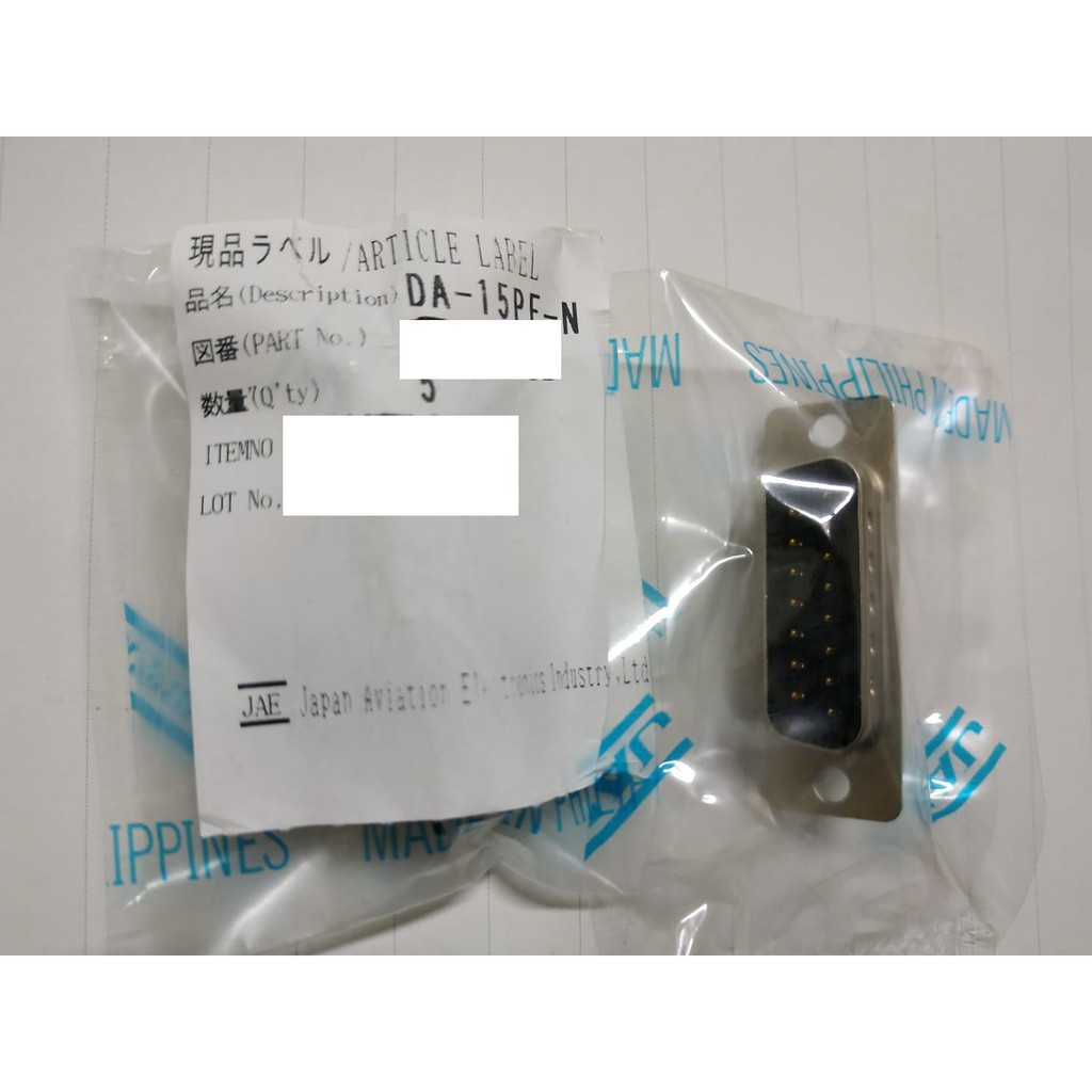 日本航空電子工業JAE DA-15PF-N 連接器 | 蝦皮購物