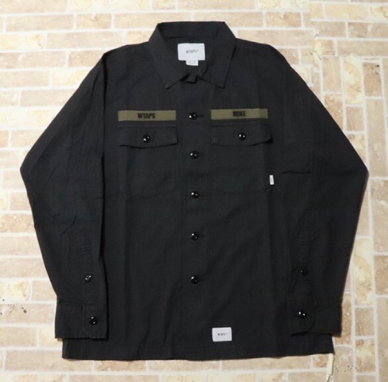 19AW WTAPS BUDS LS SHIRTS 貼布三角軍襯衫現貨在店| 蝦皮購物