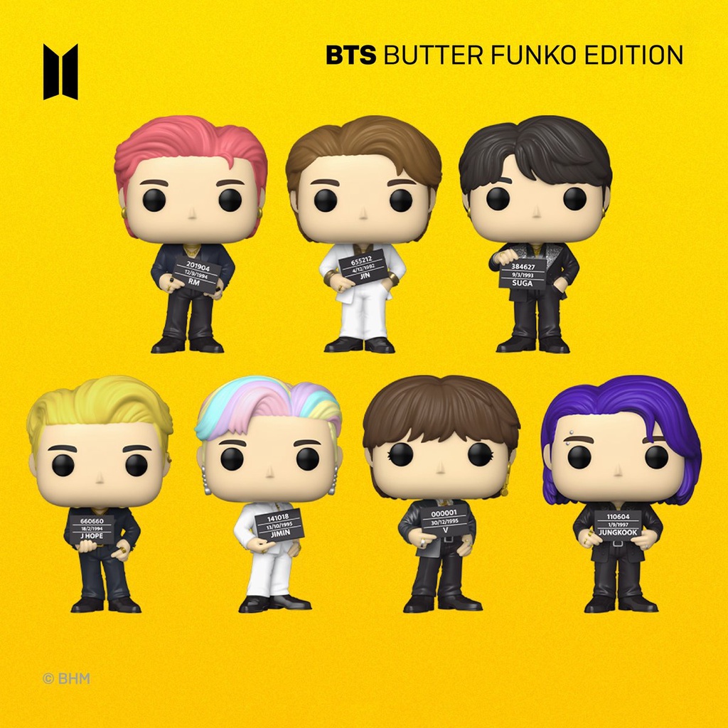 微音樂💃現貨 美國進口 防彈少年團 FUNKO POP! ROCKS: BTS S3 公仔