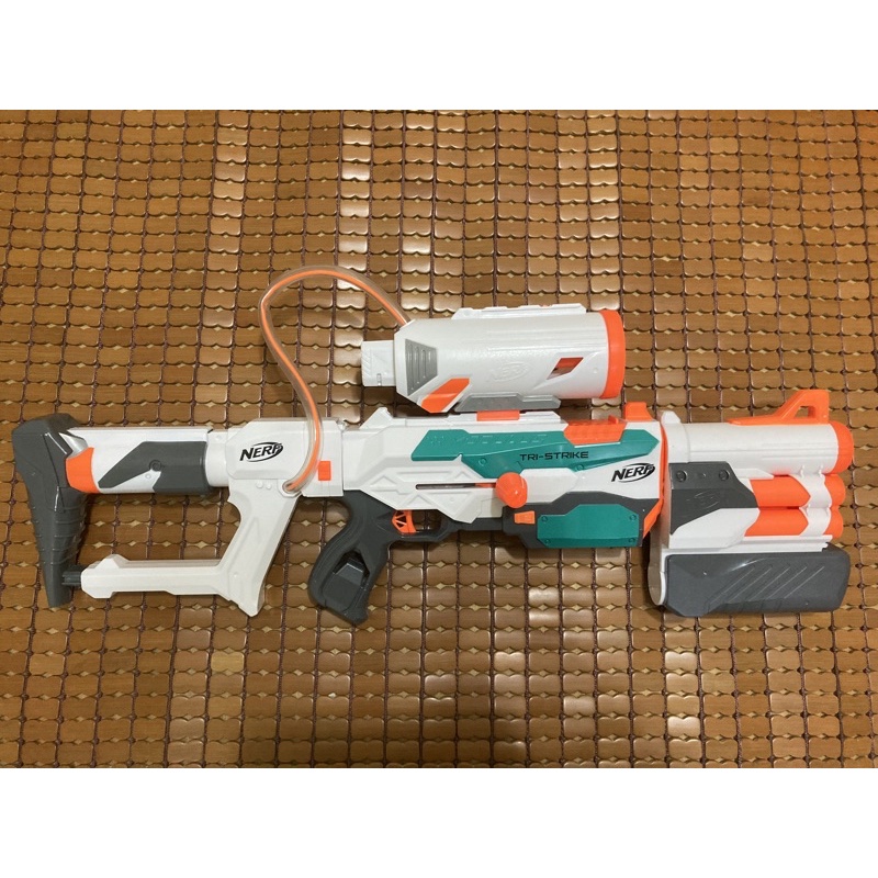 Nerf Modulus Tri-Strike Blaster 自由模組三重火力迅擊 橙機 二手 九成新