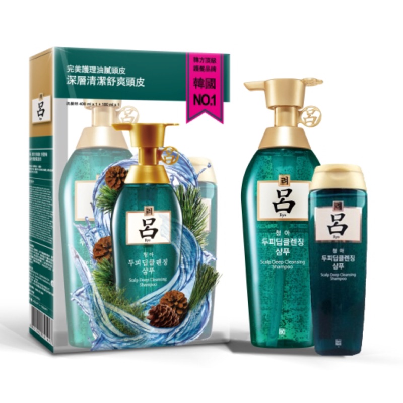 韓國Ryoe呂 韓方修護洗髮精禮盒（400ml+180ml) | 蝦皮購物