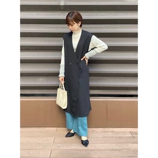 ❤️幸福小舖❤️日本訂單 簡約 永遠不褪流行的長版背心外套