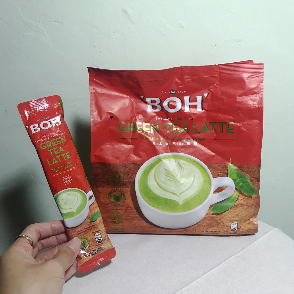 BOH寶樂茶 抹茶拿鐵27g*12入