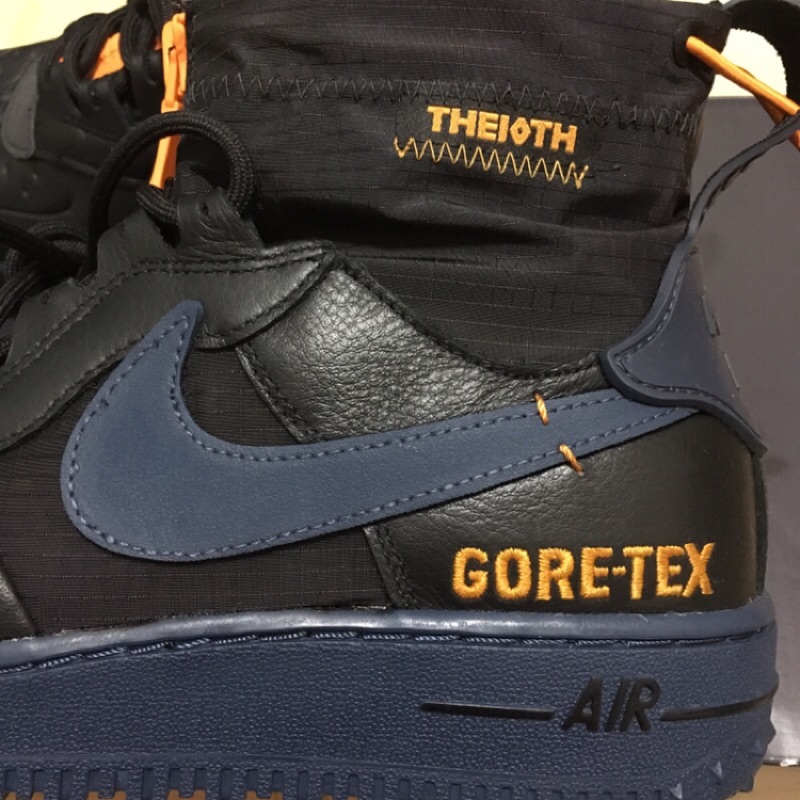 全新未落地Nike Air Force 1 WTR GTX The 10th GORE-TEX AF1 高筒黑